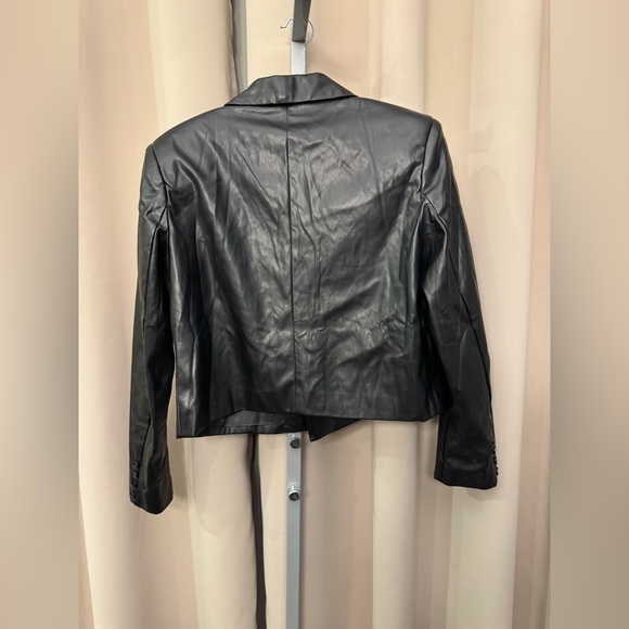 Area, stars, faux leather jacket - Picture 4 of 6